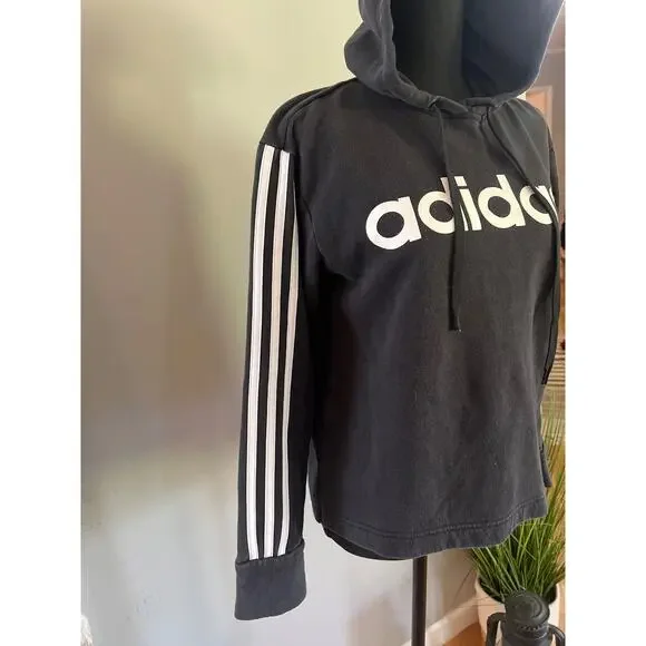 ADIDAS Black Hoodie Small - Picture 2 of 4